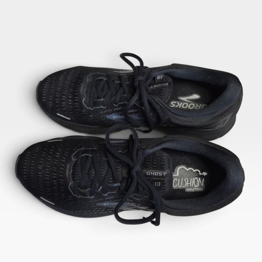 Brooks Ghost 13 Black Running Shoes Women's 11.5 Narrow - Picture 4 of 6